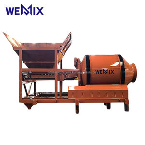 JZM1200 Tambour fixe à trémie Bétonnière Bétonnière Bétonnière à tambour Mélangeur à tambour pour la construction - Product Image 1