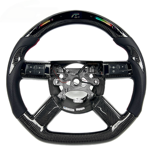 Volante de Fibra de Carbono con LED Personalizado para Dodge Challenger RT Charger SXT, para Chrysler 300 300C SRT <span class=keywords><strong>SRT8</strong></span>, Accesorios para Automóviles - Product Image 1