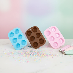 Molde de Silicona para Pastel, Libre de BPA, Resistente al Calor, Apto para Horno, Antiadherente, Forma Redonda, Color Personalizado, Herramientas para Hornear y Repostería - Product Image 1