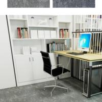 Carrelage de moquette en PP jacquard ignifuge de conception moderne 50x50cm pour usage commercial, bureaux et hôtels, avec absorption acoustique