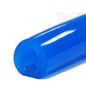 Tubo flexível de néon à prova d'água, tubo flexível de cor única de 12v 24v 110v 240v ip68 azul led