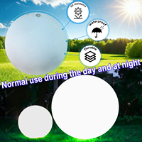 Boules gonflables changeantes colorées de fête en PVC avec ballon géant de taille personnalisée de 1m