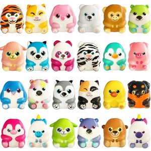 Slow Rise Plush Animals 24 Styles PU Material Soft Stress Relief <b>Blind</b> Box Cute Sensory Fidget Toy for Children - Product Image 3