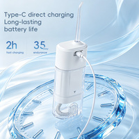 Hydropulseur dentaire électrique portable rechargeable et étanche de 120 ml avec 3 modes pour usage domestique