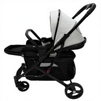 Poussette tout-en-un convertible pour chiens et chats - Réglable, pliable, chariot de voyage
