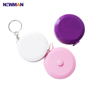 NEWMAN B2068 Promoción Bolsillo Costura Cuero Logo Diseñado 1,5 m 2M Tela ABS Mini Regalo Mosquetón Cinta Métrica - Product Image 5