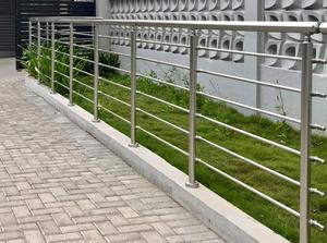304 Stainless Steel <strong>Handrail</strong> Balcony Railing Support Inox Balustrades Outdoor Indoor Staircase Railing Deck Guard Fitting