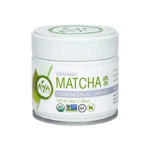 Matcha trà tins Sage màu xanh lá cây hộp tròn nhỏ đóng hộp cà phê đậu tin lon Nhà cung cấp kín vòng tin có thể với nắp