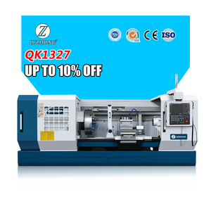 Tour CNC de haute précision, tour CNC à banc intégré de 755 mm, tour CNC pour filetage de tuyaux QK1327 avec alésage de broche de 280 mm - Product Image 1
