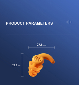 Wasserdichte Silikon-Ohr stöpsel für den Schlaf Schall dichte Musik geräusch reduzierung Gehörschutz Sicherheit Ohr stöpsel - Product Image 4