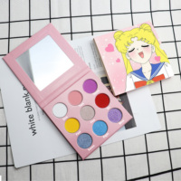 Fabricant de palette de fards à paupières de maquillage de marque privée à haute teneur en pigments de 9 couleurs