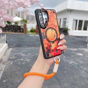 Funda <span class=keywords><strong>de</strong></span> <span class=keywords><strong>teléfono</strong></span> con diseño <span class=keywords><strong>de</strong></span> colores <span class=keywords><strong>de</strong></span> camuflaje personalizable <span class=keywords><strong>para</strong></span> Samsung S25U con cordón, <span class=keywords><strong>número</strong></span> <span class=keywords><strong>de</strong></span> modelo móvil, fundas con imanes personalizados - Product Image 4