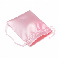 Sac cadeau personnalisé en satin avec cordon de serrage pour bijoux, cadeaux de mariage et emballage de petits produits de luxe