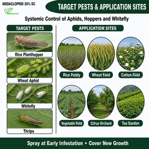 GREENRIVER Imidacloprid 35% SC IRAC Grupo 4A <span class=keywords><strong>Insecticida</strong></span> <span class=keywords><strong>para</strong></span> el Control de Pulgones y Saltadores de Cereales de Arroz - Product Image 4