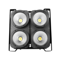4x100W 4 Yeux 4*100W DMX512 COB Blinder pour Public, Projecteur LED COB PAR pour Fête, Spectacle, Théâtre, Studio, Éclairage de Scène