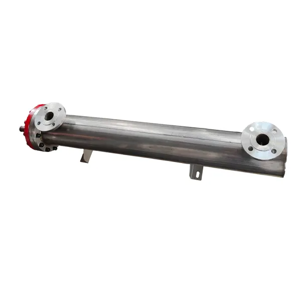 Easy to operate freon cooling stainless steel shell copper pipe heat exchanger for water cooling