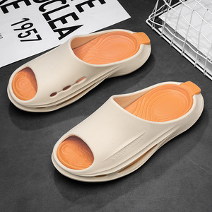 Men's Summer EVA Slippers White Non Slip Outdoor Indoor Wearable Sandals For Youth Injection Sole Design - Product Image 2