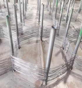 Enchevêtrement d'obstacle à faible visibilité discret Enroulement de voie de réservoir non explosif Filet de fil métallique Cintrage Service de traitement de soudage - Product Image 6