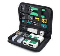 Kit d'Outils de Réparation pour Réseau Informatique LAN UTP Tournevis Dénudeur Connecteur RJ45