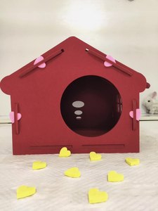 Respirant en gros personnalisé quatre saisons universel insonorisant conseil chatterie polyester <span class=keywords><strong>isolation</strong></span> <span class=keywords><strong>phonique</strong></span> chaud feutre nid pour animaux de compagnie - Product Image 2