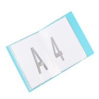 Carpeta de Presentación con 40 Bolsillos para Hojas Tamaño Carta, Carpeta con Protectores de Hojas, Carpeta con Fundas Transparentes