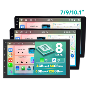 Autoradio <span class=keywords><strong>Pioneer</strong></span> <span class=keywords><strong>double</strong></span> <span class=keywords><strong>DIN</strong></span> avec lecteur CD, autoradio Android 9 pouces avec 8 cœurs, 4+64G DSP, <span class=keywords><strong>Carplay</strong></span>, 2K QLED, caméra 360° - Product Image 3