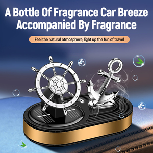Parfum monté sur voiture Helmsman et Anchor Car Fragrance Lasting Scent Solar Design Auto Accessories Freshener Aromatic - Product Image 5