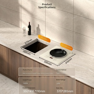 Cocina de Inducción Empotrada Fabricada en China, Cocina Eléctrica de Cerámica de Alta Potencia de 3500W para Uso Doméstico y Comercial - Product Image 6