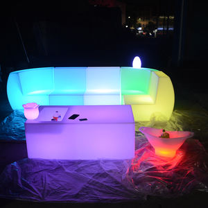 الترفيه مجموعة أريكة الأثاث توهج طاولة بار نادي الشاطئ في الهواء الطلق أثاث للديكور المنزل بالجملة أدى أثاث نادي ليلي - Product Image 6
