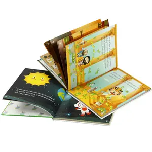 Stampa di libri per bambini con copertina rigida personalizzata per libri stampati su cartoni animati per bambini