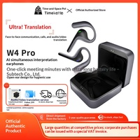 Casque de traduction simultanée Timekettle W4 Pro, interprétation simultanée, dialogue en temps réel, traducteur intelligent