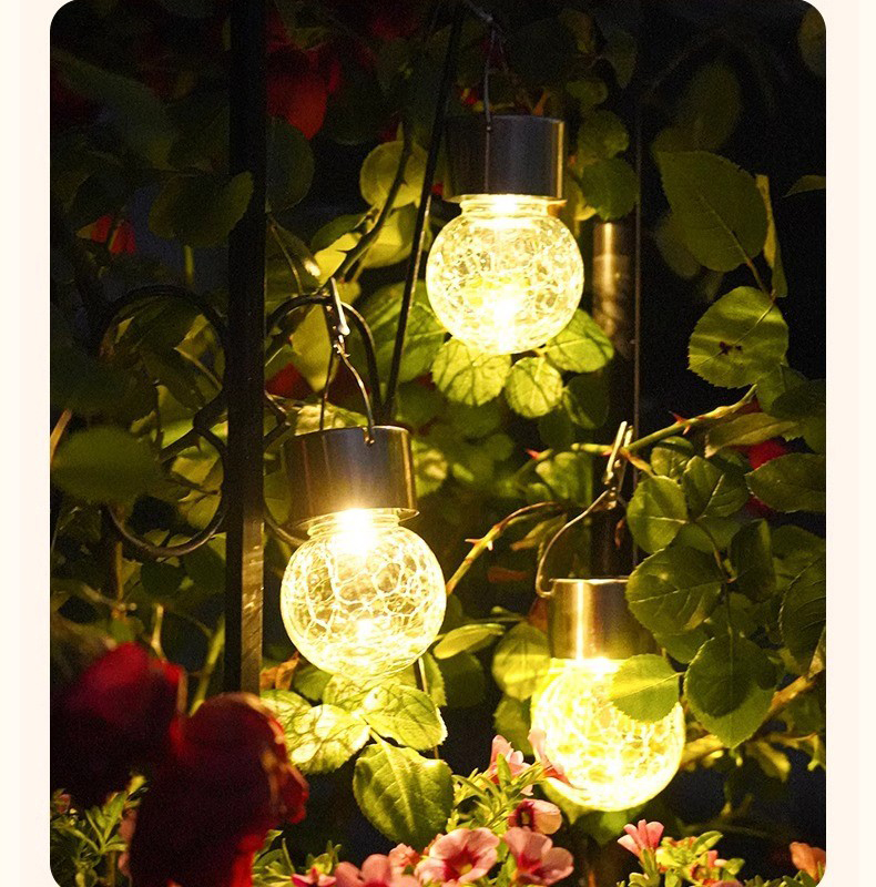 Outdoor Solar Light Holiday Event Decoration Color Ball Light Garden Gate Outdoor Waterproof Solar Landscape Lamps