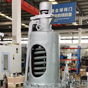 Vanne de sécurité à ressort pleine passée DN400 haute température WCB 425 ° Vanne de sécurité à vapeur pour raffinerie de pétrole, pour applications <span class=keywords><strong>radiateur</strong></span> - Product Image 5