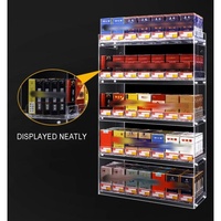 Vitrine murale pour cigarettes de vente au détail Organisateur de marchandises de supermarché Porte-cigarettes Vitrine d'exposition