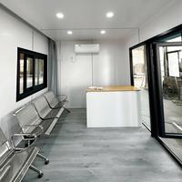 Conteneur de bureau modulaire préfabriqué de 20, 30 et 40 pieds, maison portable en forme de pod, cabine mobile en conteneur