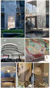 מותאם אלומיניום מותאם אישית תקרה אלומיניום דקורטיבי קיר מסך פלדה ריתוך כיפוף שירותי חוט פלדה רשת - Product Image 4