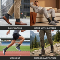 Chaussettes mi-mollet pour hommes de qualité supérieure, douces, respirantes, en coton, chaussettes décontractées, durables, confortables, pour le travail quotidien, pour hommes