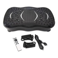Plateforme de fitness à domicile, machine d'exercice de massage ABS, bandes de résistance, entraînement du corps entier, plaque vibrante