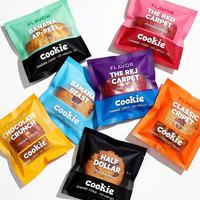 Sachet individuel en Mylar givré avec fenêtre, personnalisé avec logo, en BOPP/PE, pour emballage alimentaire, snacks, bonbons, biscuits, scellable à chaud