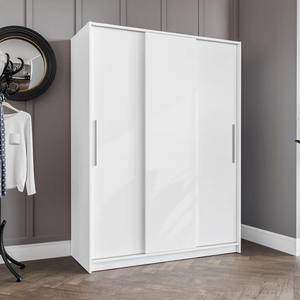 Armoire murale en bois blanc pour chambre d'enfant la moins chère européenne Armoire de personnalisation avec portes coulissantes - Product Image 1
