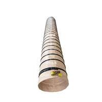 Conduit d'air flexible isolé en PVC haute résistance pour applications spécifiques de CVC |   Diamètre 100mm-1500mm Isolation 3mm Multicolore