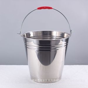 Home Source Stainless Steel Bucket 304/201 Extra Thick Non <b>Magnetic</b> Multi Purpose Student Dormitory Use - Product Image 2