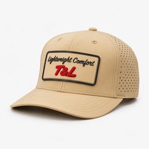 Wholesale Custom Logo Vinyl Badge 6-Panel Trucker Hat Quick Dry Performance <b>Waterproof</b> Mesh Back Running Sports <b>Cap</b> - Product Image 1