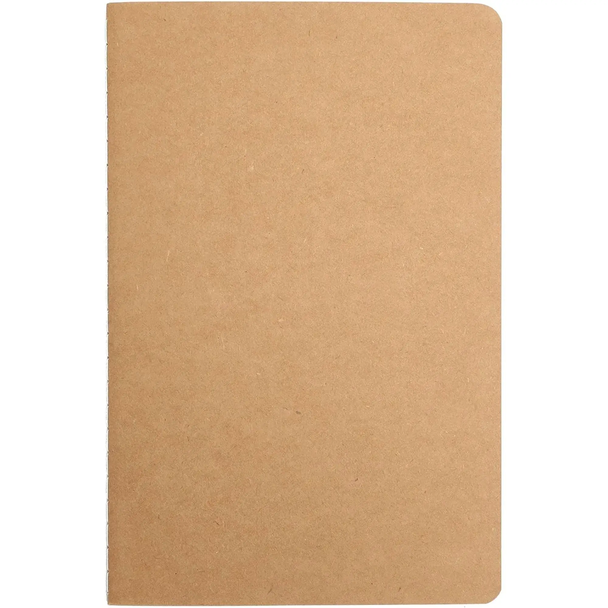 Impressão Barato costurado diário Caderno diário Caderno de Papel Marrom kraft Papel Em Branco A Granel