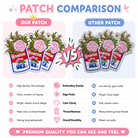 Patchs brodés personnalisés en chenille et sequins thermocollants, badges à coudre avec logo laser, appliques pour chapeaux, sacs et vêtements