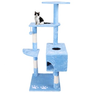 Venta al por mayor tamaño pequeño gato escalador apartamento Torre gato árbol - Product Image 6