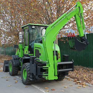 الأكثر مبيعاً جرافة ذات عجلات 4x4 مع حفارة لودر حفار وحفار - Product Image 3