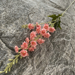 MY415, venta al por mayor, <span class=keywords><strong>flores</strong></span> de Delphinium <span class=keywords><strong>Rojas</strong></span> <span class=keywords><strong>artificiales</strong></span> blancas, decoración de boda para el hogar, <span class=keywords><strong>flores</strong></span> de seda, flor de tacto Real, Delphinium - Product Image 3