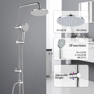 Sütun Ducha seti, Leelongs banyo duş başlığı seti seti, duş başlıkları ve hortumlar ile paslanmaz çelik duş Bar - Product Image 4