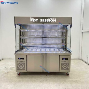 Meilleures ventes : <span class=keywords><strong>Vitrine</strong></span> réfrigérée commerciale économique et personnalisable pour Malatang et plats épicés, avec fonction de commande - Product Image 2